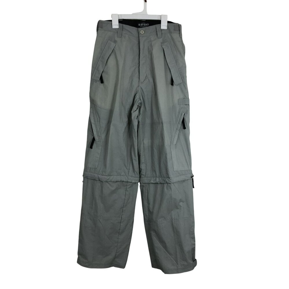 NWT Epic Designs Hiking Pants Cargo Convertible Mens Size S